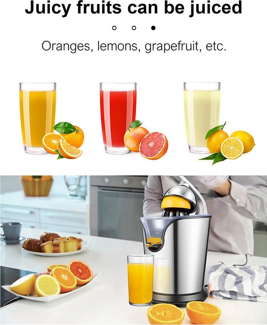 Taurus Easy Press 600, elektrische citruspers, 600 watt, 650 ml, 2
