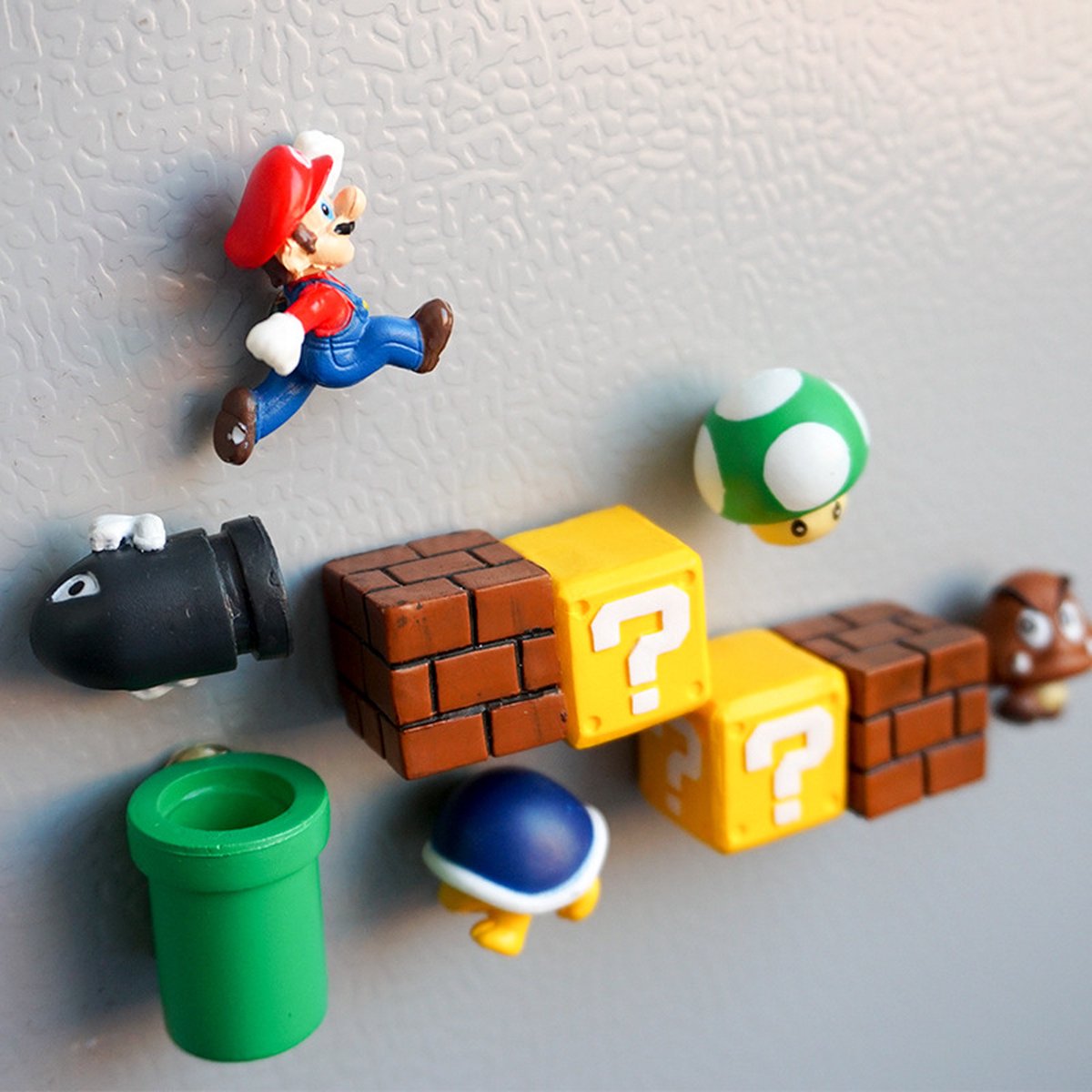 10 stuks magnetische fotolijst mini-tas - doe-het-zelf - kleurrijke magneet - koelkast