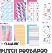 Dutch Doobadoo - Crafty Kit - Slimline Unicorn - 473.002.020-kaarten maken-DIY-papier-hobby-scrapbook