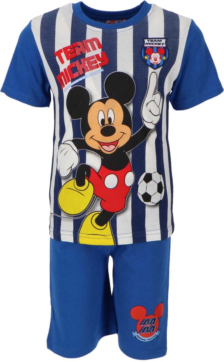 Disney Mickey Mouse pyjama - maat 110 - blauw