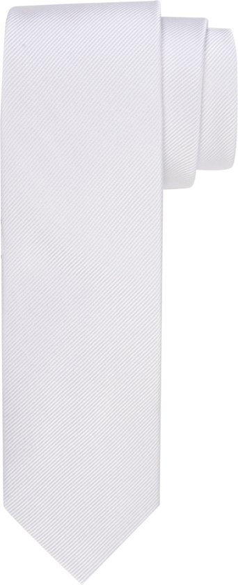 Profuomo stropdas - zijde - wit - Maat: One size