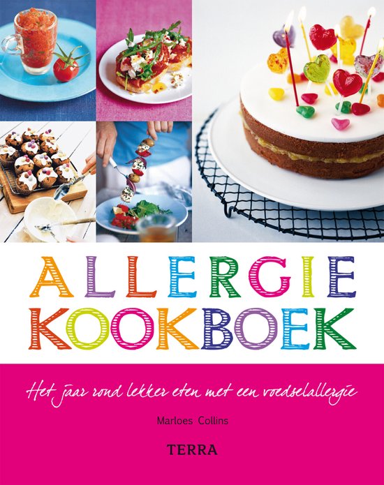 Cover van het boek 'Allergiekookboek' van Marloes Collins