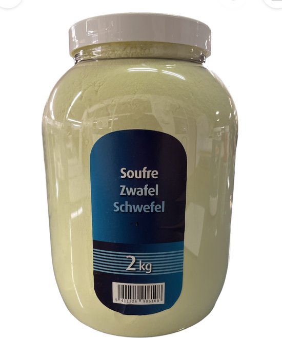 Lambert Chemicals Zwavelpoeder - Bescherming tegen meeldauw - Tuinbouw - 2 kg