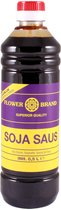 Flowerbrand® | 3 x 500ml Soy Sauce | sojasaus superior quality | glutenvrij | natuurlijk gebrouwen