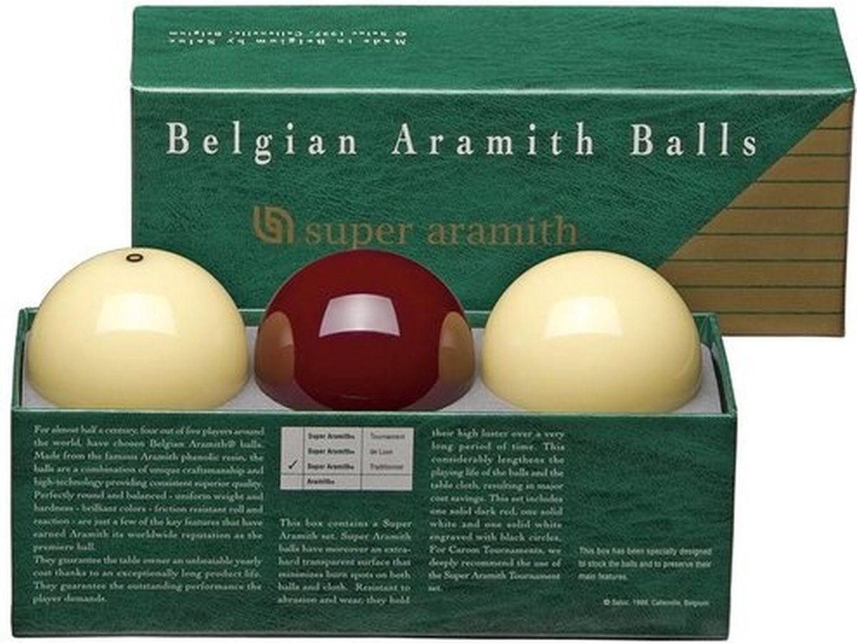 Super Aramith Traditional Dark Red 61,5mm