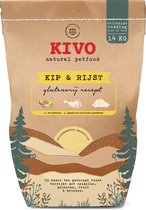 Kivo Petfood Hondenbrokken Kip & Rijst 14 kg Koudgeperst - Glutenvrij