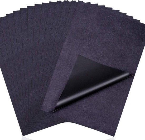 LO Products carbonpapier 10 stuks zwart A4 - overtrekpapier - transferpapier - tekenen - hobbypapier - LO Products