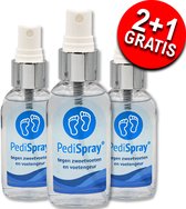 PediSpray® - Voetspray tegen Zweetvoeten, Stinkvoeten & Stinkende schoenen 2+1 Gratis - Anti Transpirant