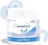 Magnevits | 270 plantaardige capsules | 3 biologisch beschikbare magnesiumzouten gecombineerd met alle B-vitaminen en taurine. | Made in Belgium | LEPIVITS