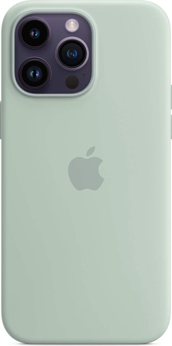 Apple - Siliconen hoesje - MagSafe - iPhone 14 Pro Max - Agavegroen