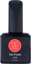 Gelzz Gellak - Gel Nagellak - kleur New Neon Orange G100 - OranjeRoze - Dekkende kleur - 10ml - Vegan