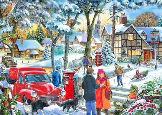 Foto: House of puzzles winter wishes 1000 piece jigsaw puzzle