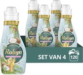 Robijn Collections Kokos Wasverzachter - 4 x 30 wasbeurten - Voordeelverpakking