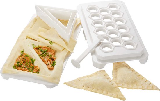 Kigniote Ravioli Vormer Dumpling Maker 12 stuks deegzakvorm
