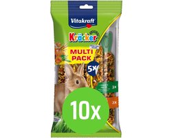 10x Vitakraft honing/groentekräcker dwergkonijn voordeelpak à 5 stuks