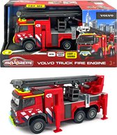 Majorette Grand Series - Volvo FMX Fire Truck NL - Métal - Lumière et son - 19 cm - Véhicule jouet