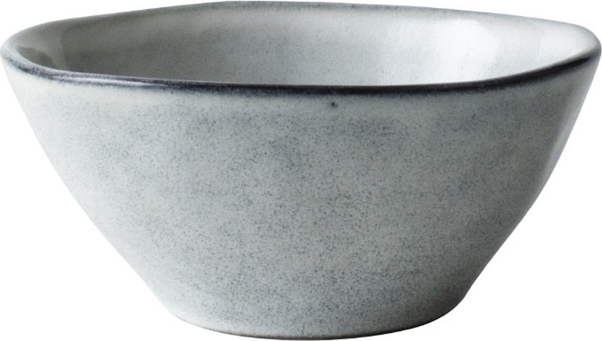 Dutch Rose Serenity Kommen - Schaaltjes - Ø12 -cm - Stoneware Handgemaakt - Grijs