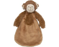 Happy Horse Aap Micha Knuffeldoekje - Bruin - Baby cadeau