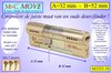 M&C MOVE - High-tech Security deurcilinder - SKG*** - 32x52 mm - Politiekeurmerk Veilig Wonen - inclusief gereedschap MilaNNE montageset
