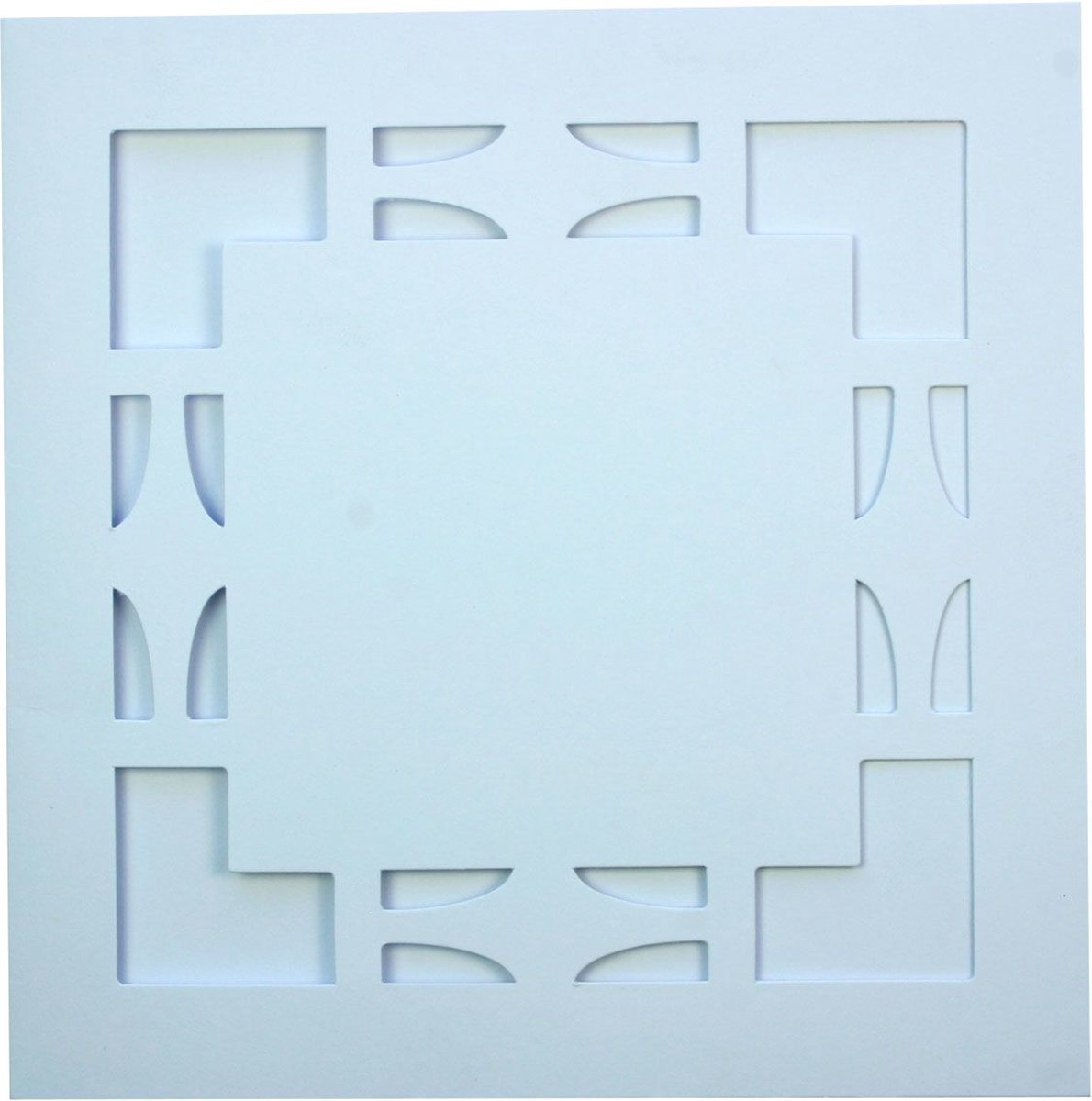Vierkante Stans Kaarten Set - Vierkant 13,5 x 13,5cm - 36 dubbele Kaarten en 36 enveloppen - Wit - Maak wenskaarten voor elke gelegenheid