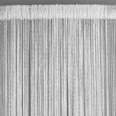 Élégants rideaux en fil blanc argenté en fil de polyester de haute qualité 300x250 cm