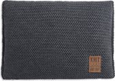 Knit Factory Maxx Sierkussen - Antraciet - 60x40 cm - Kussenhoes inclusief kussenvulling