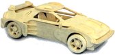 Bouwpakket 3D Puzzel Ferrari F40 GT- hout