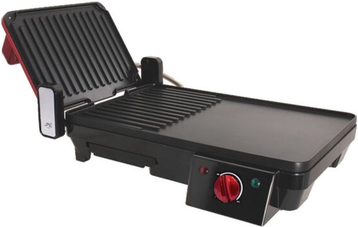 AEWHALE 3-in-1 elektrische tafelgrill, 2000W teppanyaki grillplaat met antiaanbaklaag voor 4-6 personen