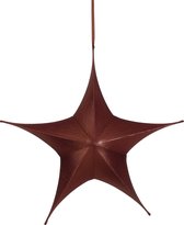 Suspension étoile de Noël House of Seasons - L65 x l20 x H65 cm - Marron