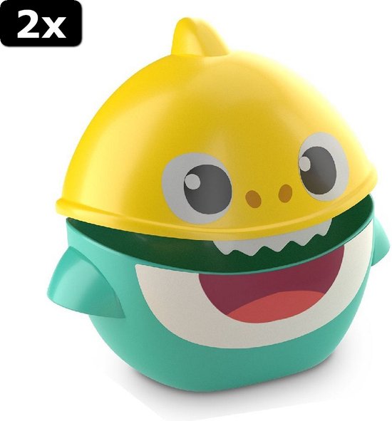 2x Clementoni Baby Shark Clemmy Blokkenton + 6 Blokken | bol.com