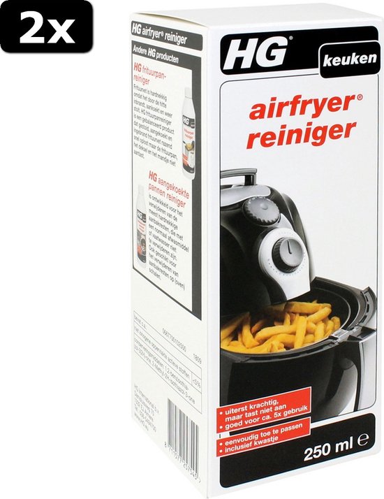 2x HG Airfryer Reiniger 250ml