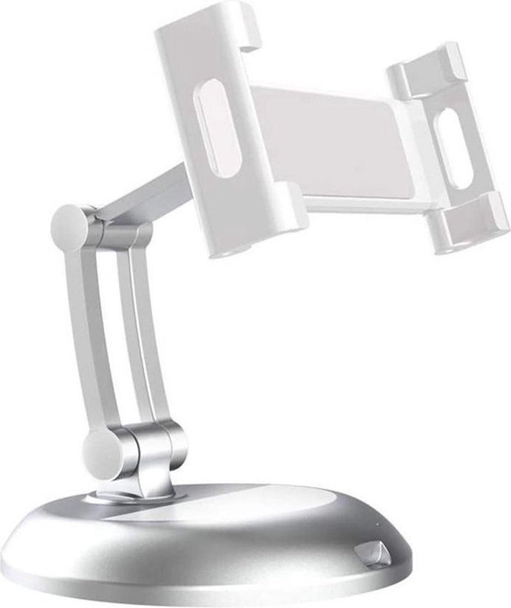 LuxeBass (zilver) Tablethouder iPad houder Telefoonhouder voor Thuis en Werk | 5.5~11 inch - LB465