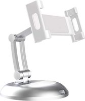 LuxeBass (zilver) Tablethouder iPad houder Telefoonhouder voor Thuis en Werk  | 5.5~11 inch - LB465