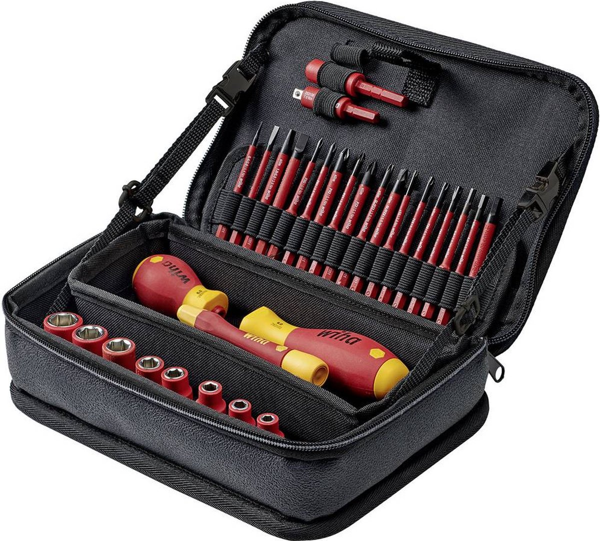 Wiha 45153 Ensemble sac à dos à outils L électrique 26 pièces