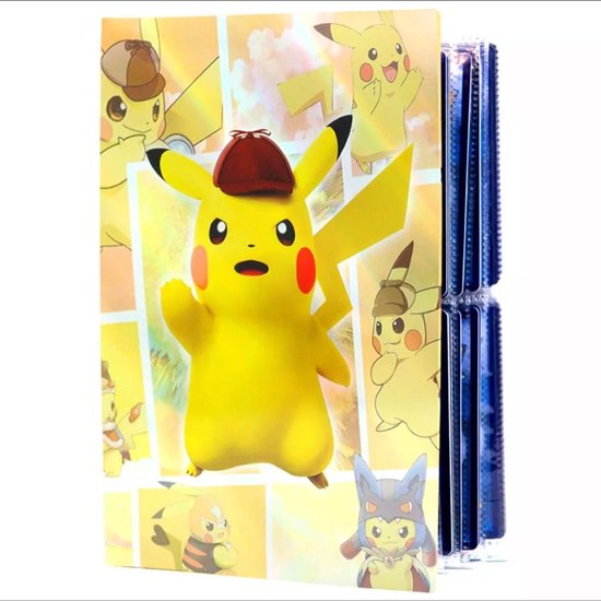 Thumbnail van een extra afbeelding van het spel A.A.S Pokémon Verzamelmap Pikachu -Pokémon Kaarten Album Voor 240 kaarten- Pikachu glimmend-A5 formaat- Nieuw model 2022
