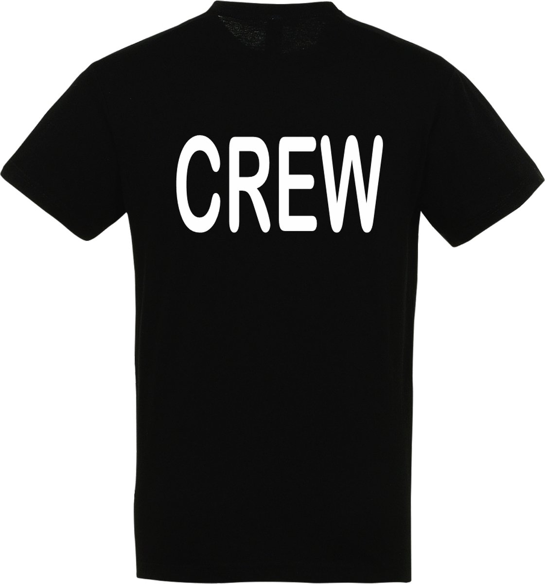 EIZOOK T-shirt Heren Zwart CREW Large - Evenementen - Personeel - Festival