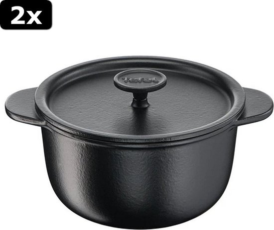 Le Creuset Gietijzeren Balti Dish 20 cm Mat Zwart