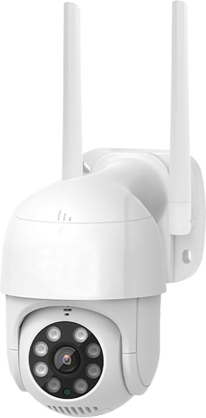Caméra extérieure ip wifi full hd zoom rotative blanche - 2MP