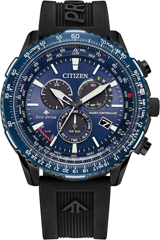 Citizen Promaster Sky CB5006-02L Horloge - Rubber - Zwart - Ø 45 mm