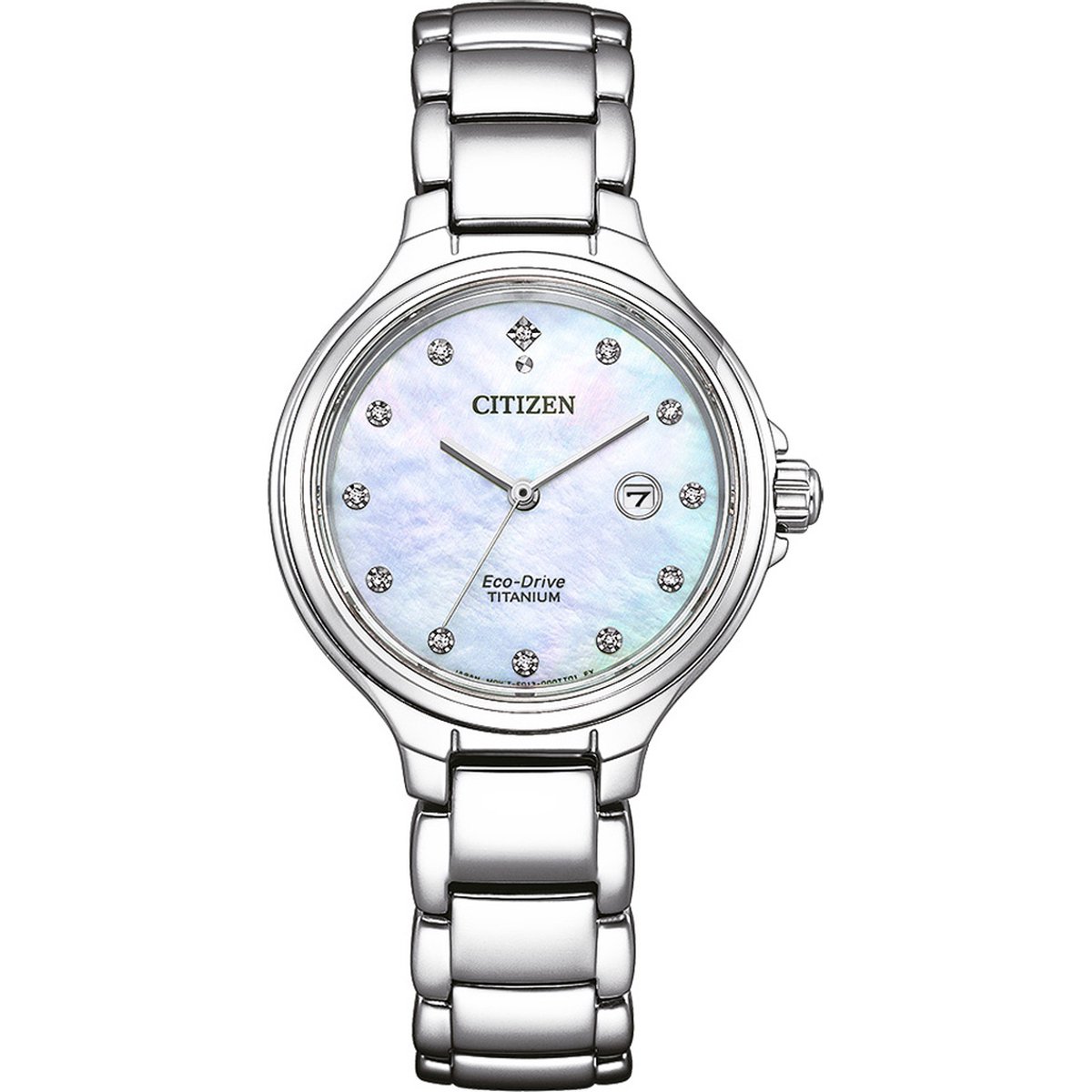 Citizen EW2680-84D Horloge - Titanium - Zilverkleurig - Ø 31 mm