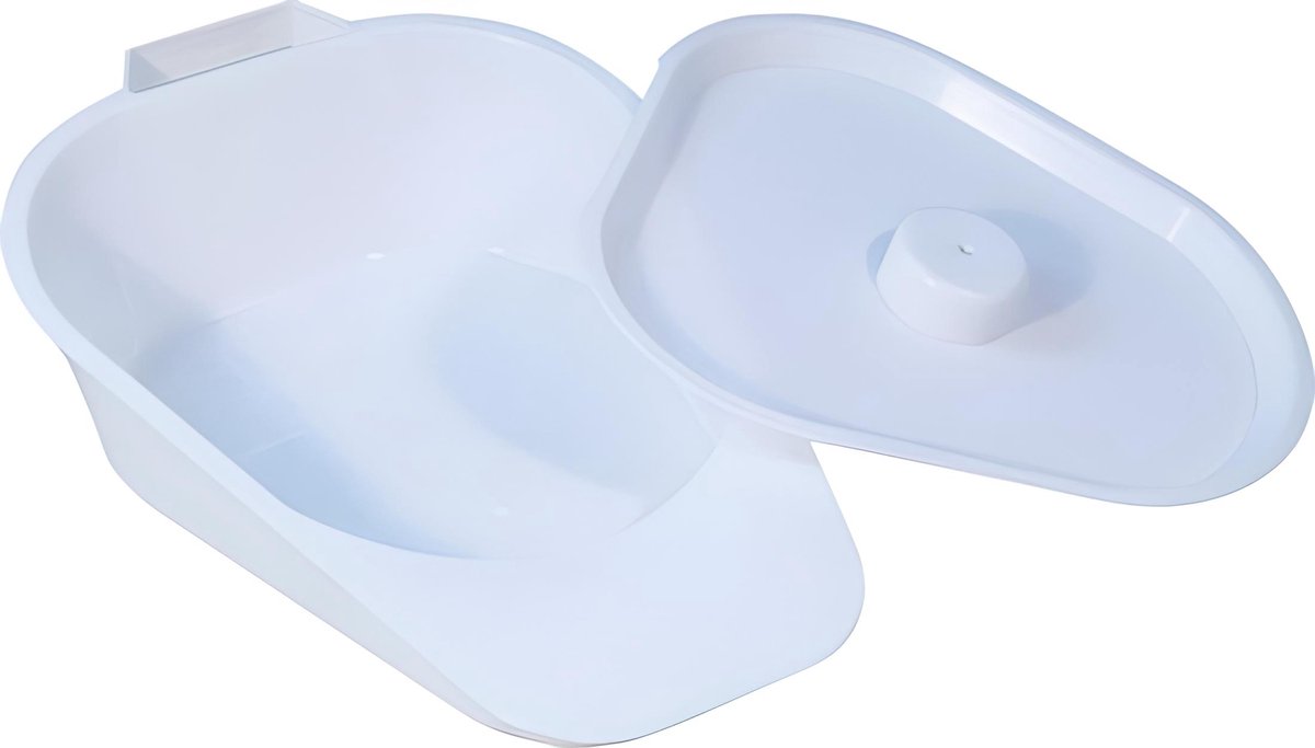 Goedkoopste Aidapt - Bedpan - Lichtgewicht plastic - Afneembare deksel