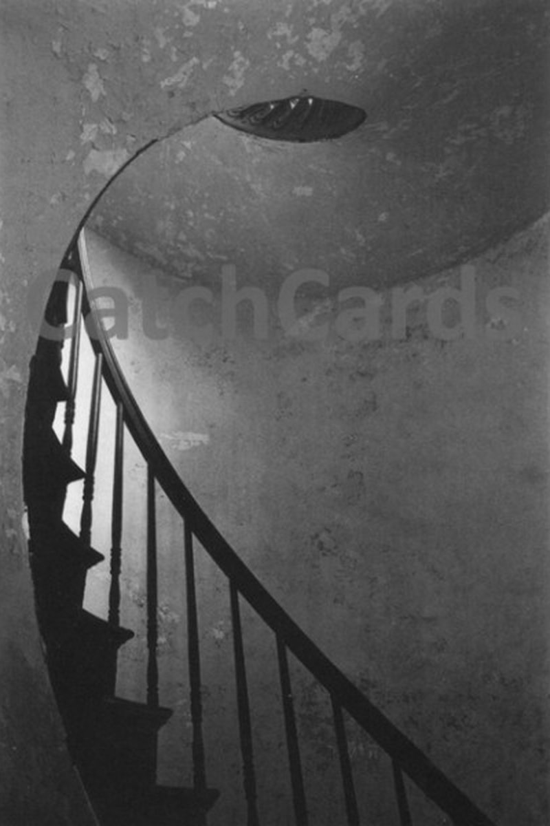 Eva Rubinstein - Stairwell, New Orleans - Vintage dubbele kaarten - Zwart-wit - Set van 10 kaarten met eco-katoen enveloppen