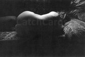 Eva Rubinstein - Nude on Couch with Pillows - Vintage dubbele kaarten - Zwart-wit - Set van 10 kaarten met eco-katoen enveloppen