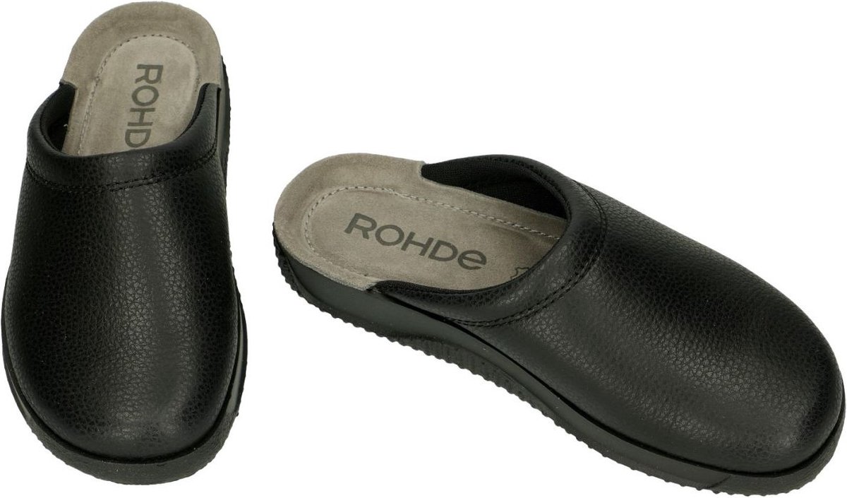Rohde -Heren - zwart - pantoffels & slippers - maat 44 | bol
