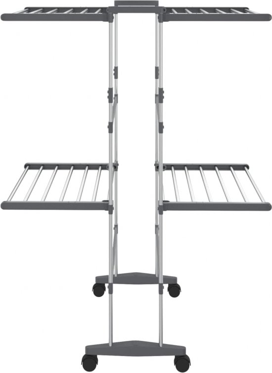 Seville Classics 5-laags staaldraad rek met wieltjes, 76,2 cm 35,6 cm 152,4 cm H, staal, 76,2 cm B x 35,6 cm D