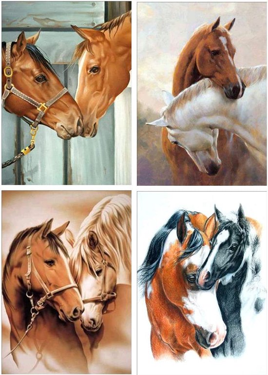 Diamond Painting Hoek Boekenleggers - Hartjes - Diamond Paradijs