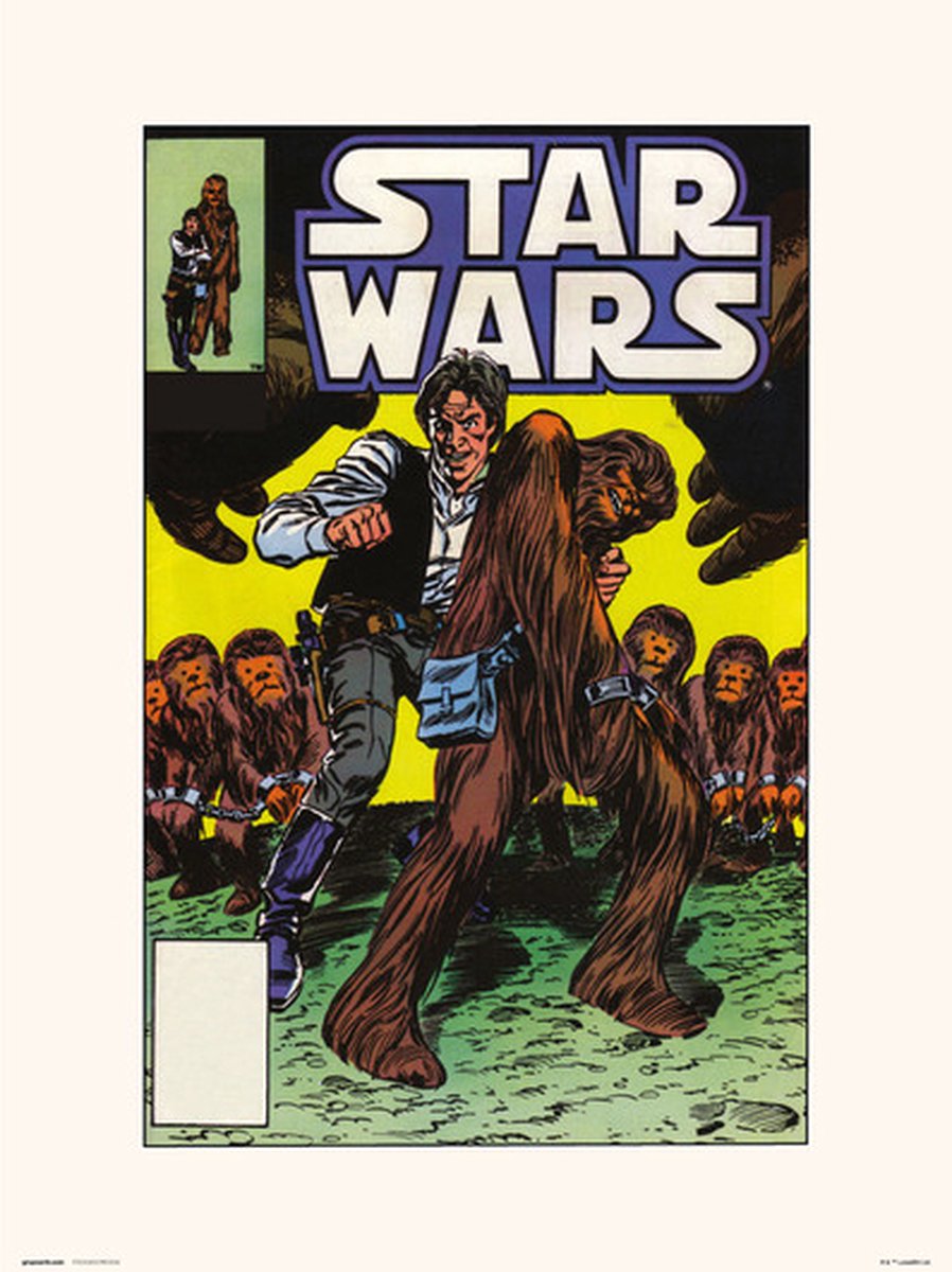 Grupo Erik Disney Star Wars STAR WARS 91 WOOKIEE WORLD - Art Print 30x40 cm