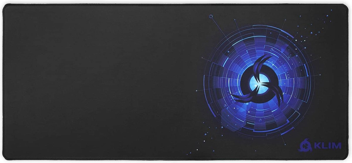Selwo™ Muismat XL - uitgebreid oppervlak - Extra grote gaming muismat - anti-slip rubber onderlaag - zeer nauwkeurig getextureerd oppervlak - 900 x 400 x 4 mm - blauw