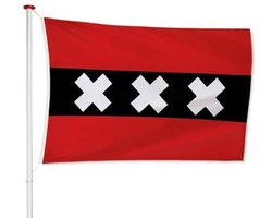 Amsterdamse Vlag - 150x90cm
