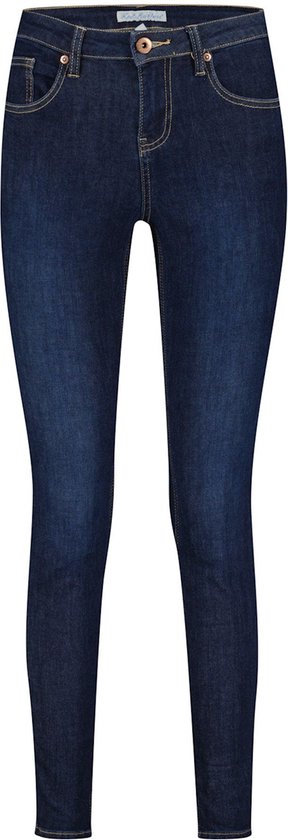 Red button Sofie skinny blue
